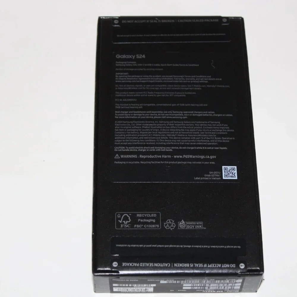 NEW Samsung Galaxy S24 SM-S921U -128GB -Cobalt Violet (T-Mobile SIM LOCK)SEALED